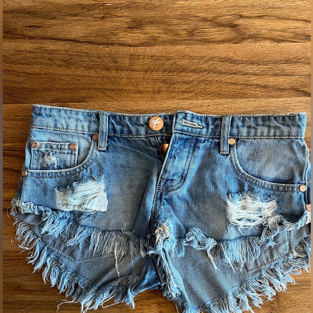 One Teaspoon Denim Shorts